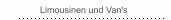 Limousinen und Van's